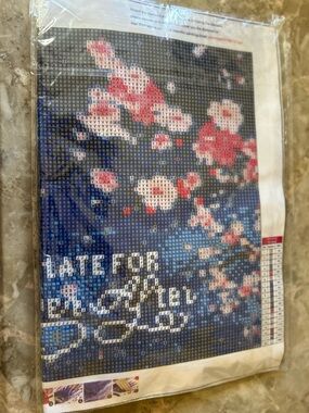 Amazon Blue Pink Floral Wall Tapestry